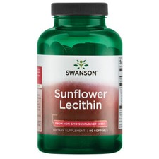 Swanson, Sunflower Lecithin aus Non-GMO Sonnenblumenkernen, 1.200mg, 90