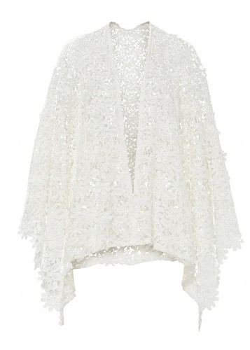 Poncho mit blumenmuster - mit,