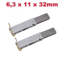 Kohlebürsten 3x11x32mm - kohlebürsten, 6,3x11x32mm