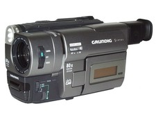 Grundig LCD 6000 HE Video Hi8 Camcorder - 8mm Video Camera Recorder