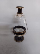Ägypten elegante Duftlampe Parfumvaporisateur mundgeblasenes Glas Vergoldung