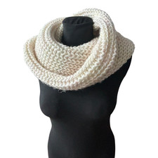 Damen Loop Schal beige dick