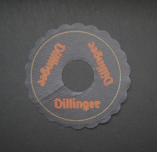 Dillinger pilsdeckchen coaster - pilsdeckchen,