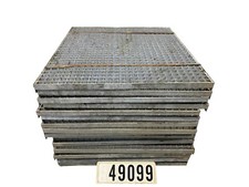 15 Stück Verzinkt Gitterrost Rinnenrost Laufrost Trittrost 808x886x50mm 49099