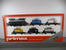 Primex H0 2702 Zugpackung 6-teilig Güterzug Kesselwagen DB BR E44 Analog in OVP3