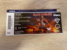 Iron Maiden Konzertkarte -