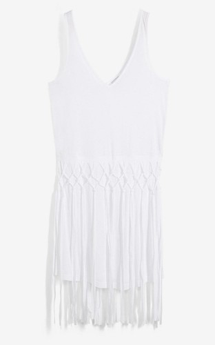Neu strandkleid mit fransen - strandkleid,