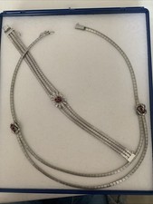 Antike Silber Schmuck Set 800er Kette Armband