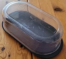 Tupperware Butterperle, Butterdose, Eleganzia, Tafelperle, Butterschatz, blau,