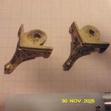 Antike original (Eck)-Füße – 2 Stück- Kaminuhr - Biedermeier - (K) -