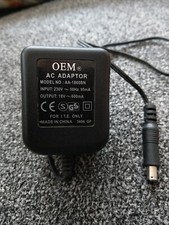 Steckernetzteil 18VAC 600mA AC Stecker 6,5mm