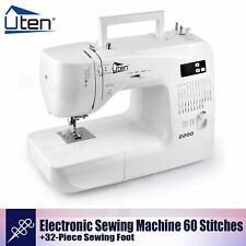 LED Elektronik Nähmaschine Freiarm mit 60 Nähprogrammen Computernähmaschine UTEN