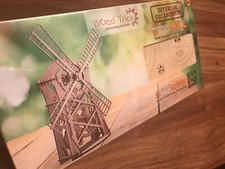 Wood Trick: Windmühle 3D Holz Puzzle Mechanisches Spielzeug Neu/OVP