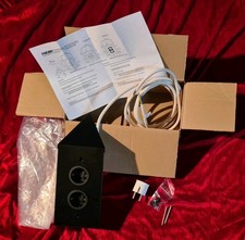 Naber Mira ES3 | 2-fach Eck-Steckdose ,ST3007/2-C ,schwarz 288x115,Neu unbenutzt