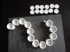 IKEA Ehlen Johansson Keramik Teelicht Schlange Vintage 12 Stück mit Teelichtern