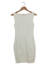 TALBOT RUNHOF Strickkleid Damen Kleid Gr. DE 36 wollweiß Party-Look