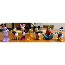 Original Disney Figuren Set – Mickey Minnie Donald Goofy Pluto Daisy Jasmin