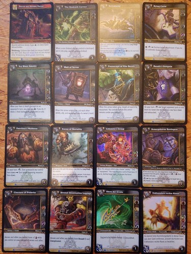 World warcraft sammelkarten - world, of
