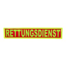 Rückenschild rettungsdienst - rückenschild,