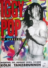 IGGY POP - 1993 - In Concert - American Caesar Tour - Poster - Köln