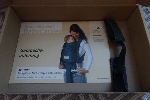 Storchenwiege babytrage grau - babytrage,,