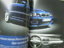BMW M3 E46 Coupé Cabrio 3/2006 +Preisliste +Competition Paket catalogue NEU M1