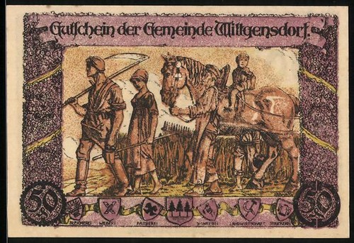 Notgeld wittgensdorf - wittgensdorf, /