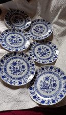 Seltmann Weiden Zwiebelmuster 6 flache Teller Menüteller Essteller 2/2