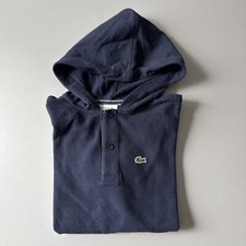 LACOSTE KAPUZEN LANGARM POLOHEMD PIQUÉ POLO SHIRT GR.140 CM DUNKELBLAU 10 JAHRE