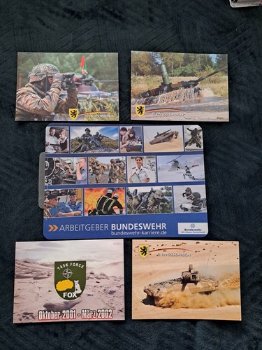 Bundeswehr postkarten mauspad - postkarten,