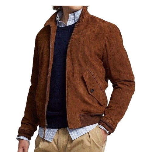 Herren lammfell wildleder - lammfell,