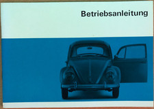 Betriebsanleitung Volkswagen VW Käfer Cabrio 1300 1500, August 1966, neuwertig !