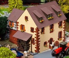 FALLER 130586 Burgmühle Mühle mit Wasserrad 170x144x150mm  NEU OVP°