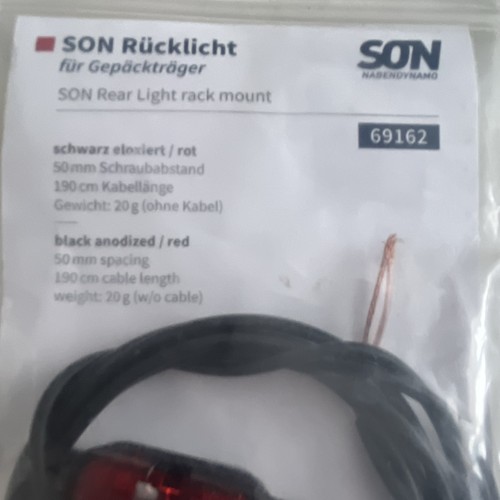 Son rücklicht gepäckträger - rücklicht,