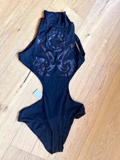 Badeanzug Versace Schwarz neu