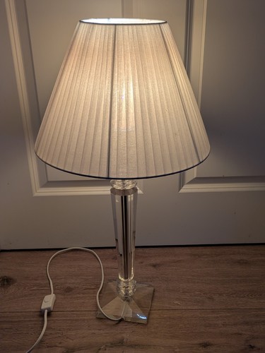 Vintage tischlampe kunstglas - tischlampe,