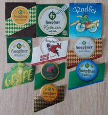 20 Bieretiketten Bierbrauerei Hoepfner Karlsruhe