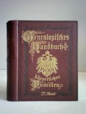 Deutsches geschlechterbuch - deutsches,
