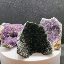 3er Set Amethyst Druse Uruguay