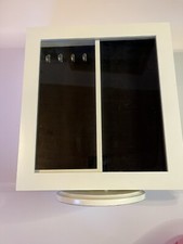 Schmuckkästchen weiß Holz, Mädchen Aufbewahrung Schmuck mit Spiegel