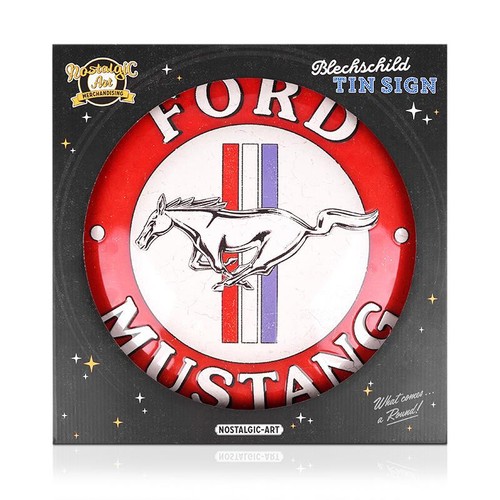 Ford blechschild mustang - blechschild,