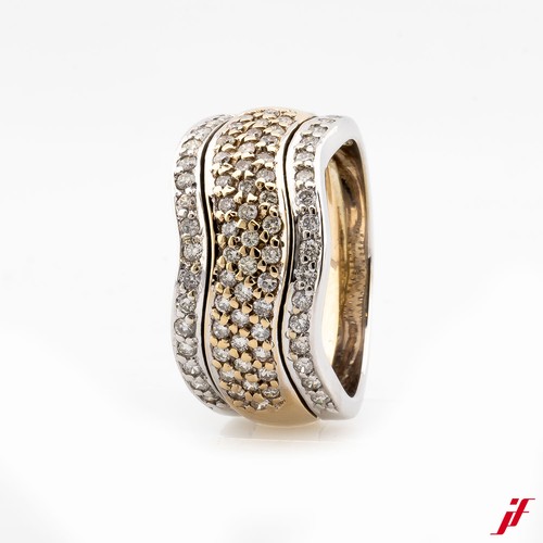 Ring bandring 585 14k gelbgold - ring,