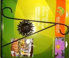 2er Set Wandhalter Wandhaken Blumenampelhalter Trensenhalter Sonne Schmetterling