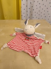 Sigikid Hase Hund Schaf rot weiß gestreift Schmusetuch Kuschel Frottee schnuffel