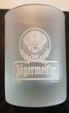 4 Jägermeister shotglas Frosted look  2cl Kurze Stamper Schnaps Gläser Likör