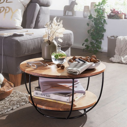 Finebuy couchtisch akazie - finebuy,