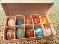 10er Set Eier Holz Ostern