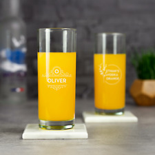 Personalisiert graviertes Hi-Ball-Glas jeder Text Gin & Tonic Geburtstag Weihnachtsgeschenk
