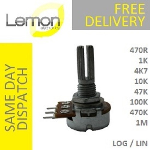 16mm potentiometer variabler - 16mm,