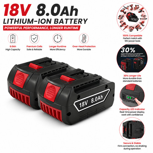 Stück 18v 0ah - 2, 8.0ah